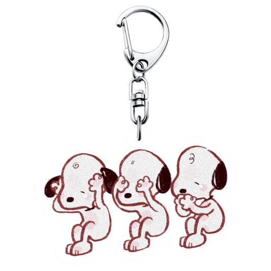 no evils esnupi keychain (PREORDER)