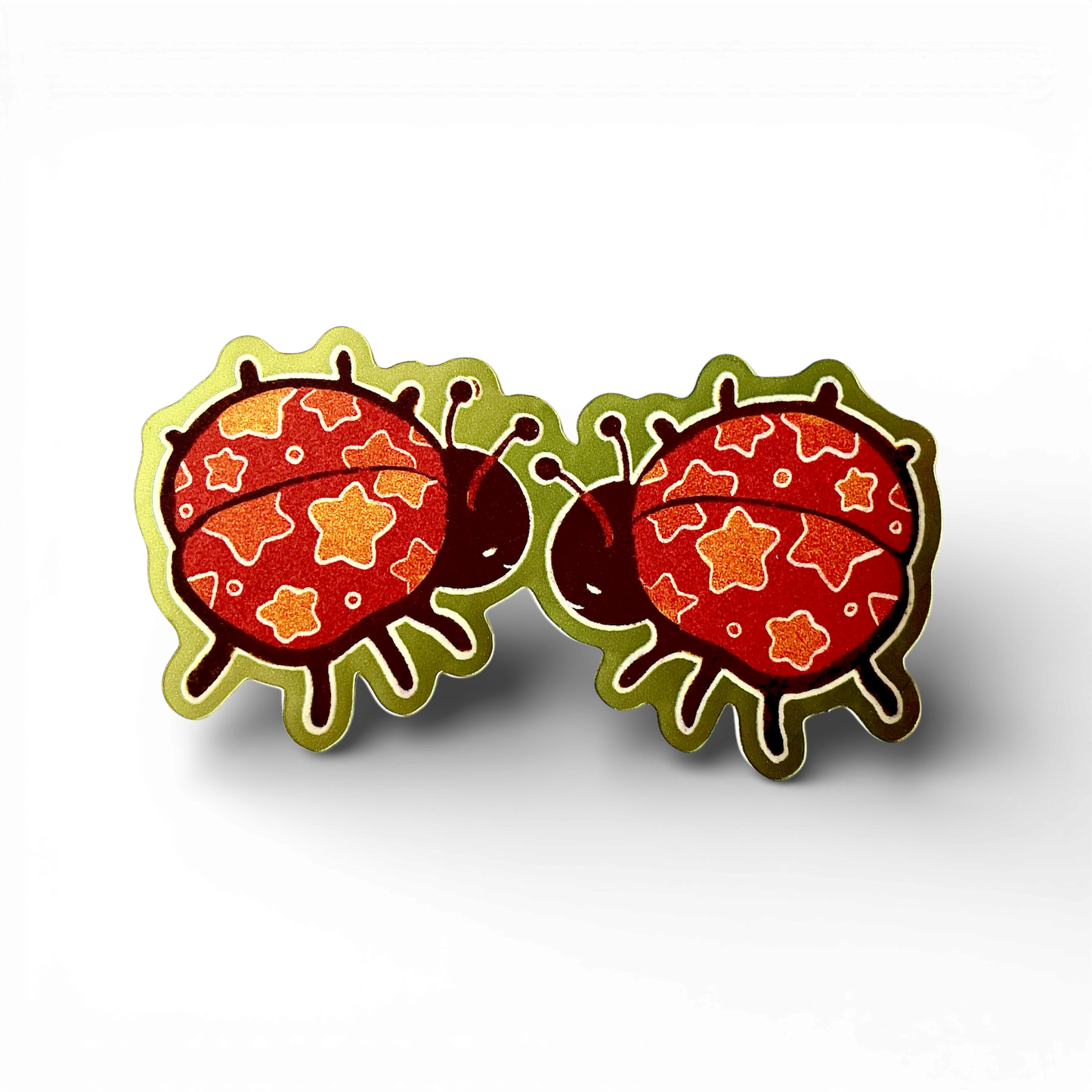 starry ladybugs sticker