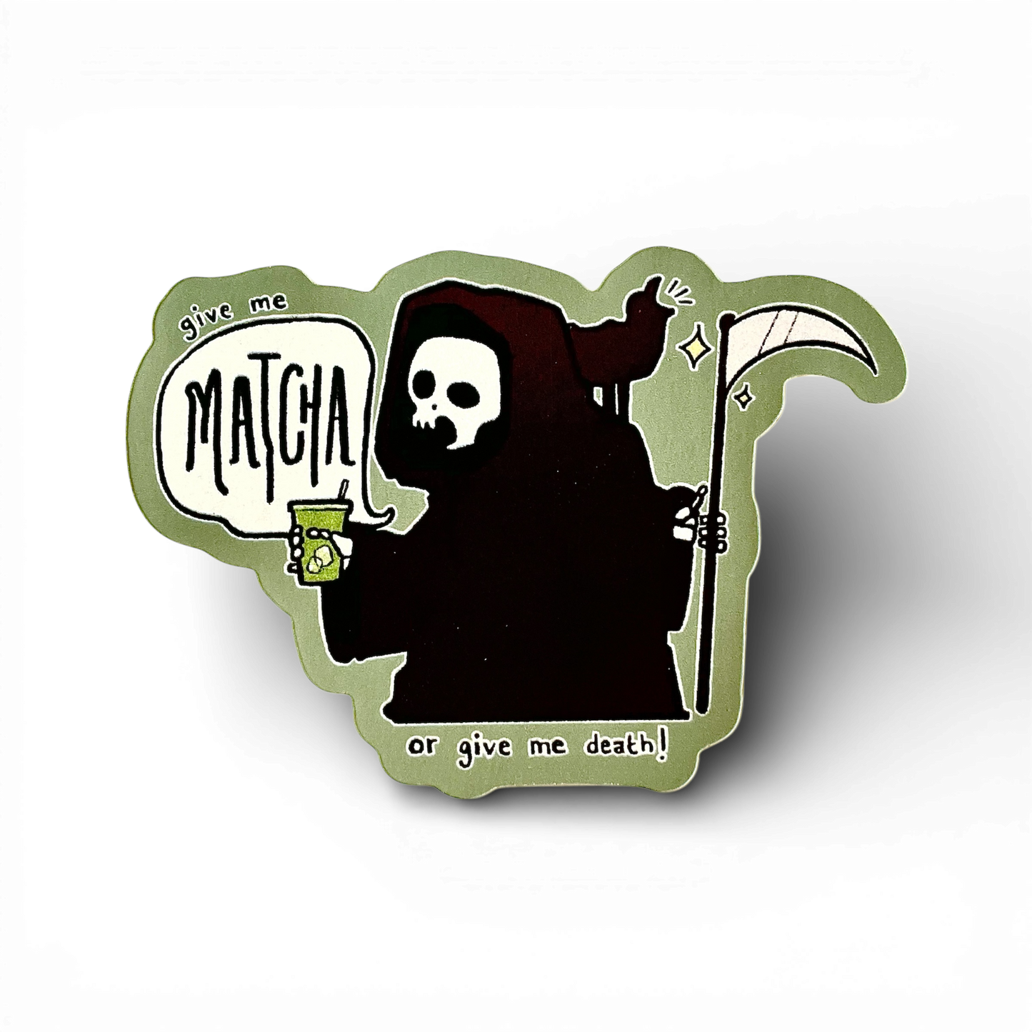 give me matcha sticker